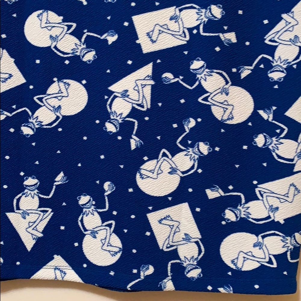 NWT Disney Kermit The Frog LuLaRoe Skirt SZ-L - Picture 5 of 7